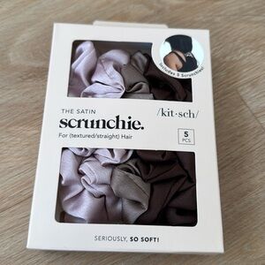 Kitsch satin scrunchies